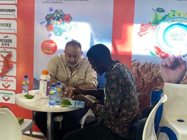 Doğal Kimya Africa Agri Expo standı ve teknik sunum anı