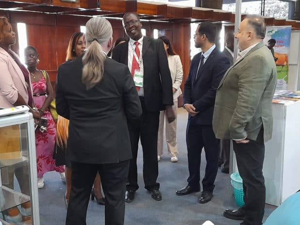 Doğal Kimya Africa Agri Expo standı ve teknik sunum anı
