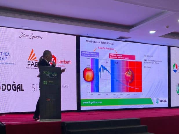 Doğal Kimya Africa Agri Expo standı ve teknik sunum anı